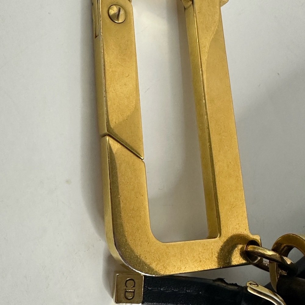 Christian Dior leather Oblique Diorquake Clutch. - Picture 5 of 11